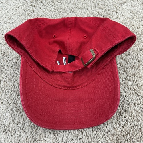 Washington Capitals Hat ‘47 Clean Up Spellout Patch OSFM Red Strapback Cap NWT - Picture 7 of 9