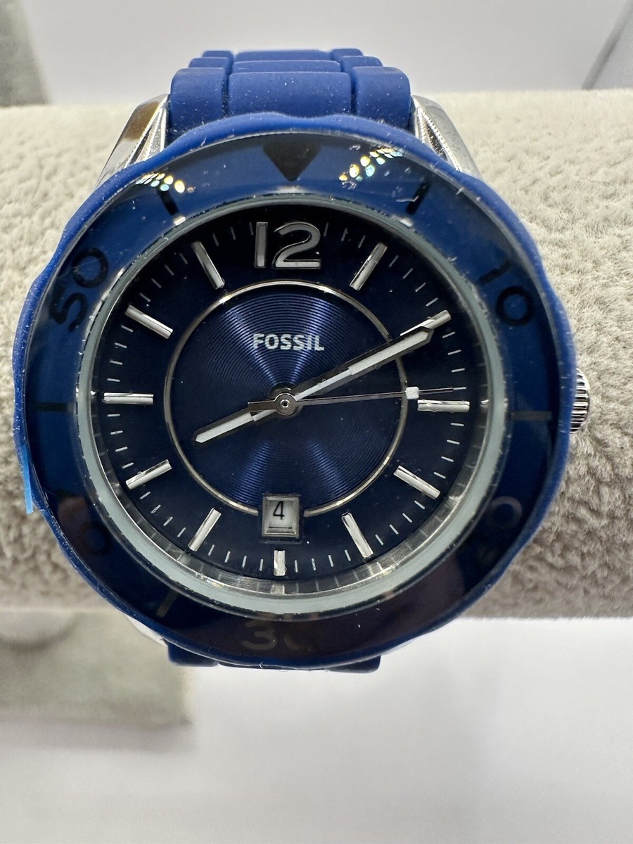 Fossil Blue Women\'s Watch New Battery Fossil Blue Titanium Women main image 4