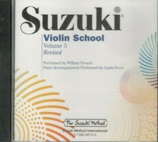 SUZUKI VIOLIN SCHOOL VOLUME 5 CD REVISED COMPACT DISC SEALED BRAND NEW PREUCIL