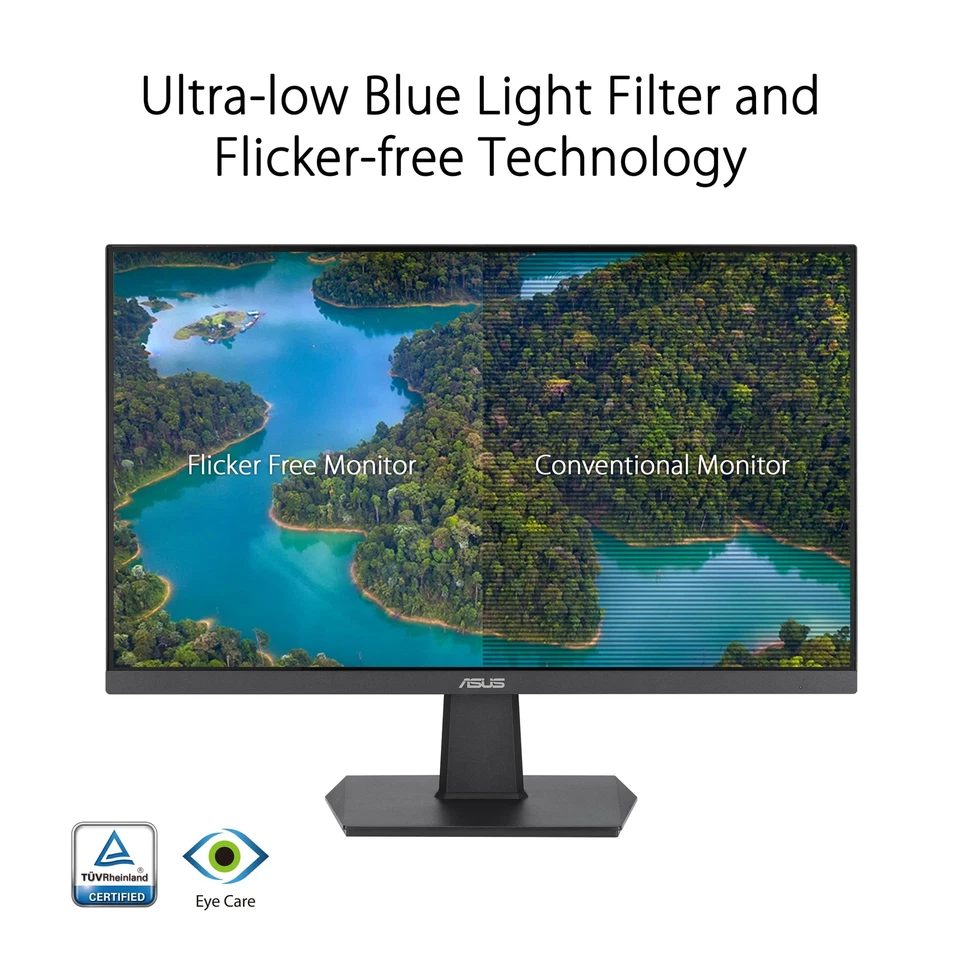 ASUS VA24EHF 23.8 Inch Full HD IPS Gaming Monitor 100Hz Eye Care Technology - Image 4 of 4