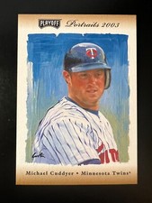 2003 Playoff Portraits Materials Bronze #128A Michael Cuddyer Bat/50 #'d 24/50