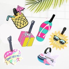 Luggage Tag Travel ID Tags Plastic Address Name Label Bag School Backpack