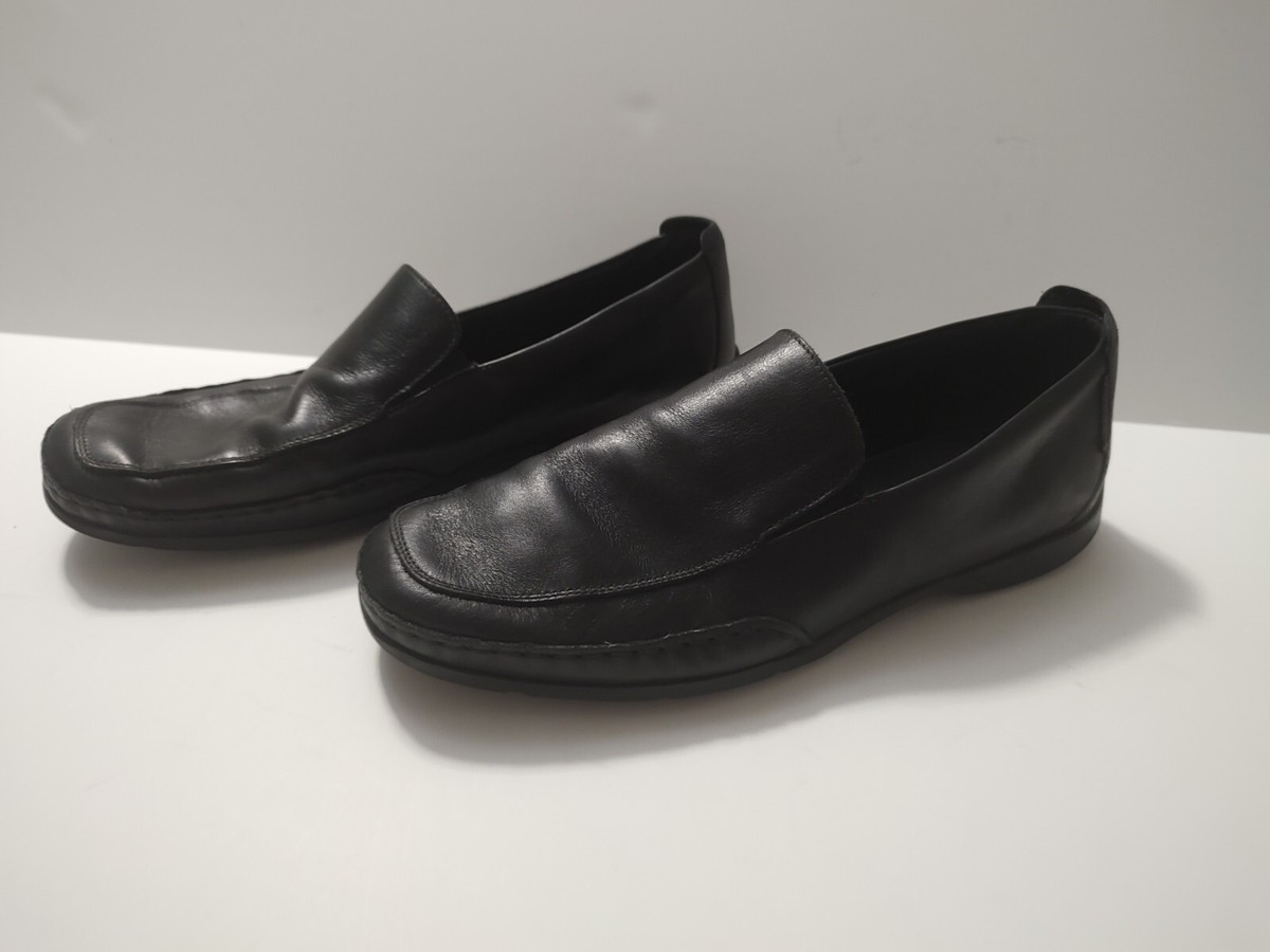 Men’s Mephisto Cool-air black loafer GUC Sz 10.5 Mephisto Cool Air Black Leather Casual Slip On Loafers Shoes  main image 4