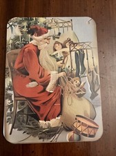 Christmas Decor Holiday VINTAGE STYLE Die Cut Cardboard 4 X 6  