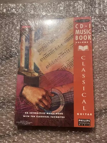 Cdi Music Book Volume 1 Classical Guitar (Philips CD-i) BRAND NEW SEALED LONGBOX