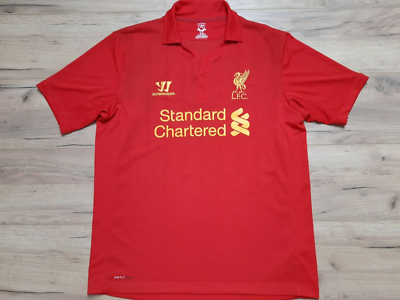 Maillot Liverpool Home 2012/2013 - Warrior, Taille XL, Rouge Manches Courtes