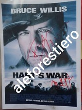 Autografo Bruce Willis e Colin Farrel (Sotto Corte Marziale / Hart's War 2002)