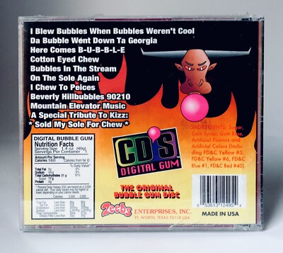その他 Bubblegum [CD] Vintage 1996 Zeebs CROOKS N GUMM Bubble Gum CD Candy