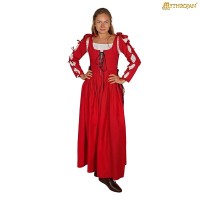white christmas dresses Renaissance Faire Must Have Full Costume Irish Dress & Mythic Chemise XXS/XS / Charcoal