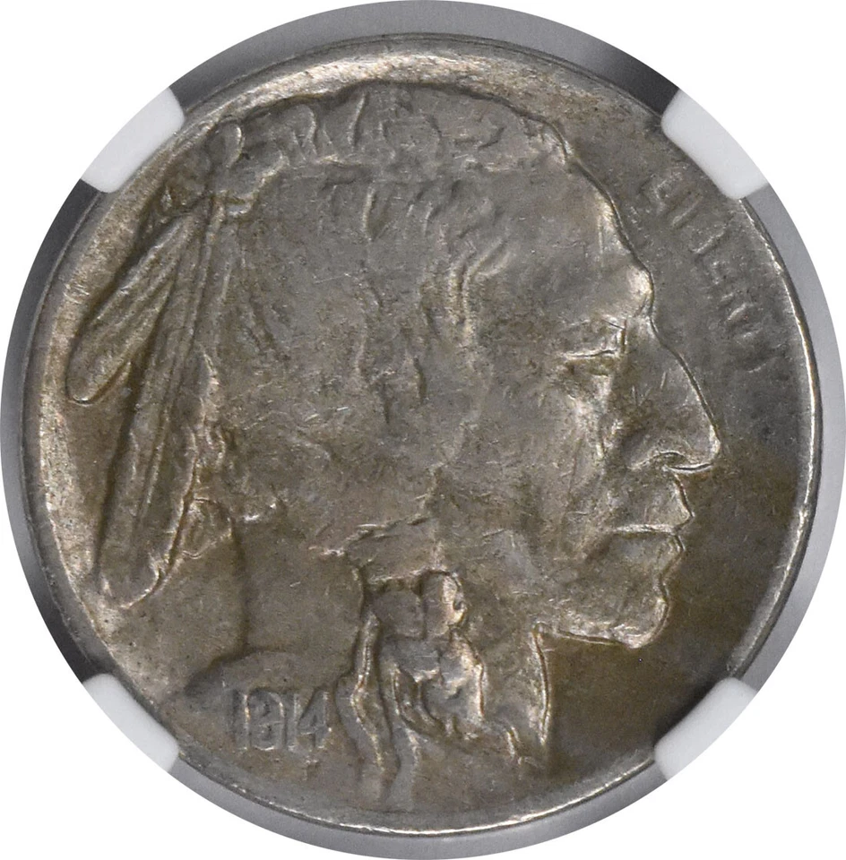 1914-S Buffalo Nickel (S/S RPM 1) XF40 NGC - Image 3 of 4