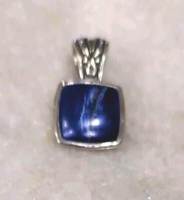 BARSE Blue Lapis Sterling Silver Pendant