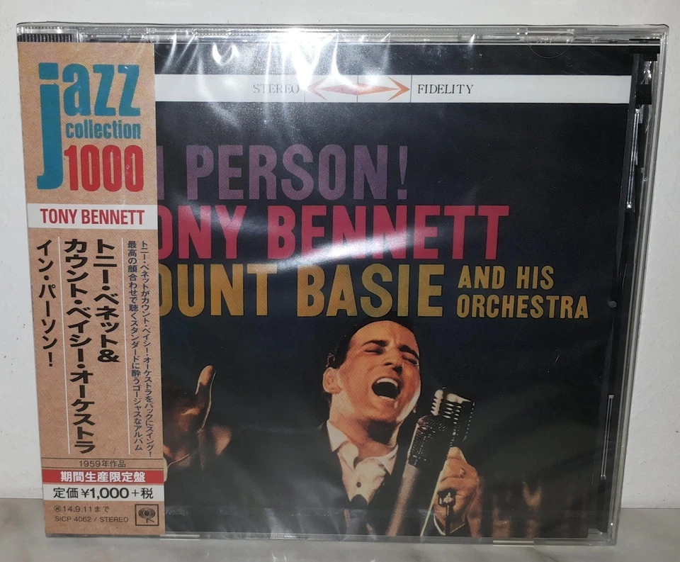 CD COUNT BASIE - TONY BENNETT - IN PERSON - JAPAN SICP 4062 - Imagen 1 de 1