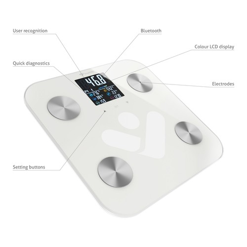 TrueLife FitScale W6 BT persönliche Bluetooth-Diagnosewaage - Bild 2 von 10