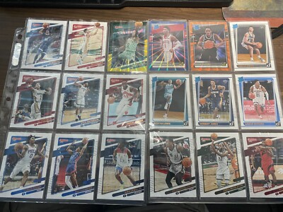 Lot of 18 NBA Cards (Ja Morant, Trae Young, L Ball, T Maxey, K Middleton , etc)