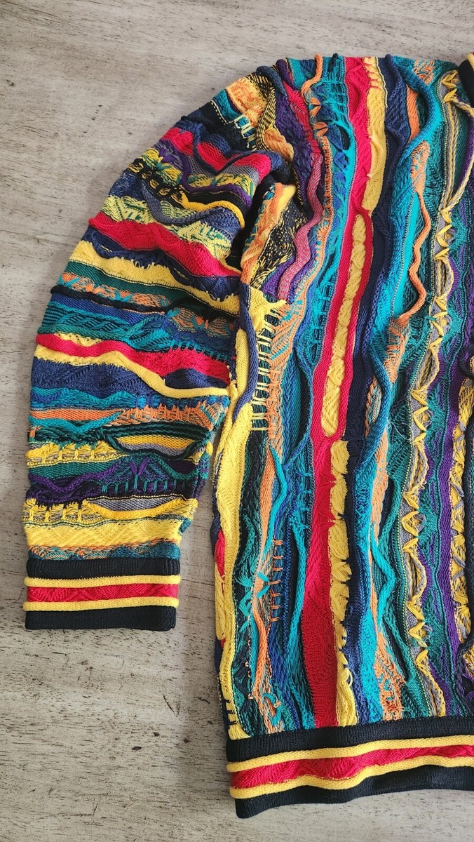 Vintage 90's Coogi Sweater Made In Australia Sz M Multi Vintage 90's Coogi Sweater Made In Australia Sz M Multi