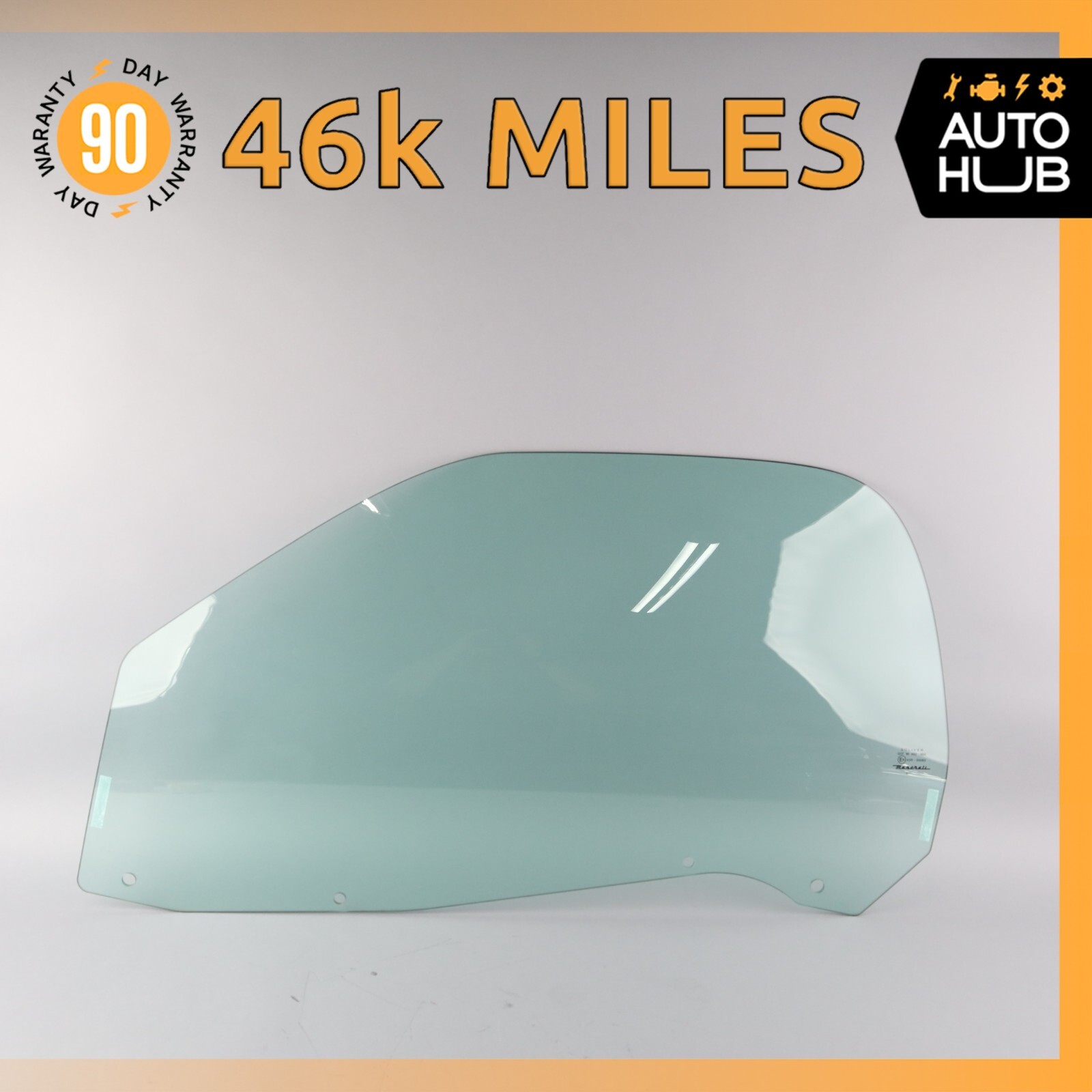 02-07 Maserati GranSport Spyder M138 Door Window Glass Front Left Side OEM 46k
