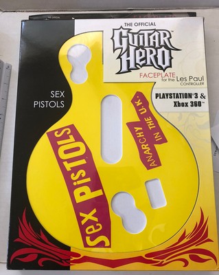 Sex Pistols Guitar Hero Faceplate For Les Paul Controller Playstation Xbox Ebay