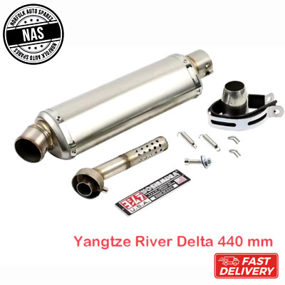 Universal 38-51mm Edelstahl Motorrad Auspuffrohr mit abnehmbarem DB Kill