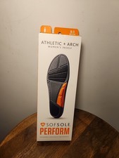 Sof Sole Women's Performance Athlete Gel Insole Size 8-11 For High Arches