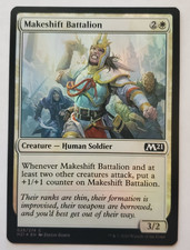 1x Makeshift Battalion FOIL Core Set 2021 M21 MTG Magic the Gathering NM