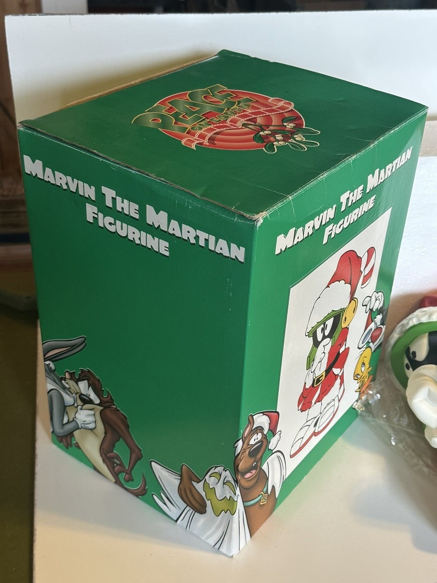 Rare VTG 1998 Looney Tunes Marvin The Martian Christmas Santa 11