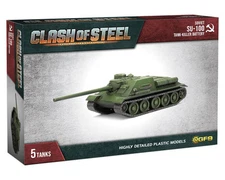 Clash of Steel: Tabletop Tank Battles - Soviet SU-100 Tank-Killer Battery