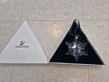 Swarovski Crystal 2000 Star Snowflake Annual Christmas Ornament