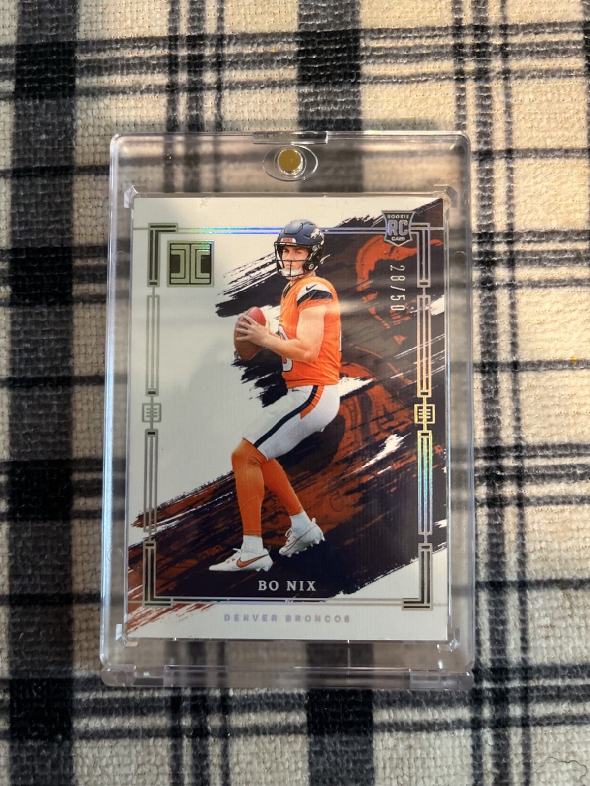 2024 Panini Impeccable - Rookies Bo Nix #76 Silver /50 (RC) Broncos