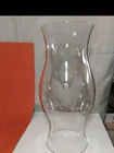 Vintage Etched Federal Eagle Hurricane Lamp Shade / Globe – 12 1/4” Tall – 4 3/4