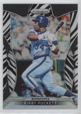 2019 Panini Prizm Tier III Zebra Prizm 97/99 Kirby Puckett #251 HOF k4s