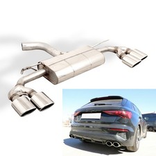 FOX Duplex Sportauspuff Audi A3 8Y Sportback 35 TSFI 1.5l re li je 2x115x85mm