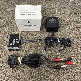 Atari 7800 Video Game Console With Controllers Game TESTED Bundle Lot In Box