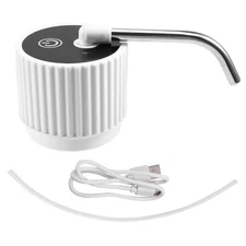 Automatic  Water Bottle Pump, White Foldable Electric Dispenser for Home5188
