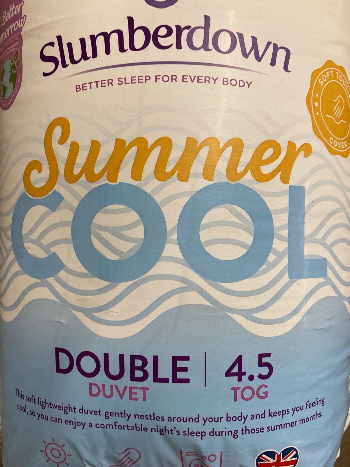 Slumberdown Cool Summer duvet - 4.5 tog Double