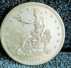 1874 CC Trade Dollar MS++Dets Incredible Strike Absolutely Genuine Carson City