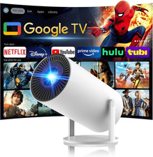  320ANSI/Google Store/Voice Control Smart Projector with WiFi and White