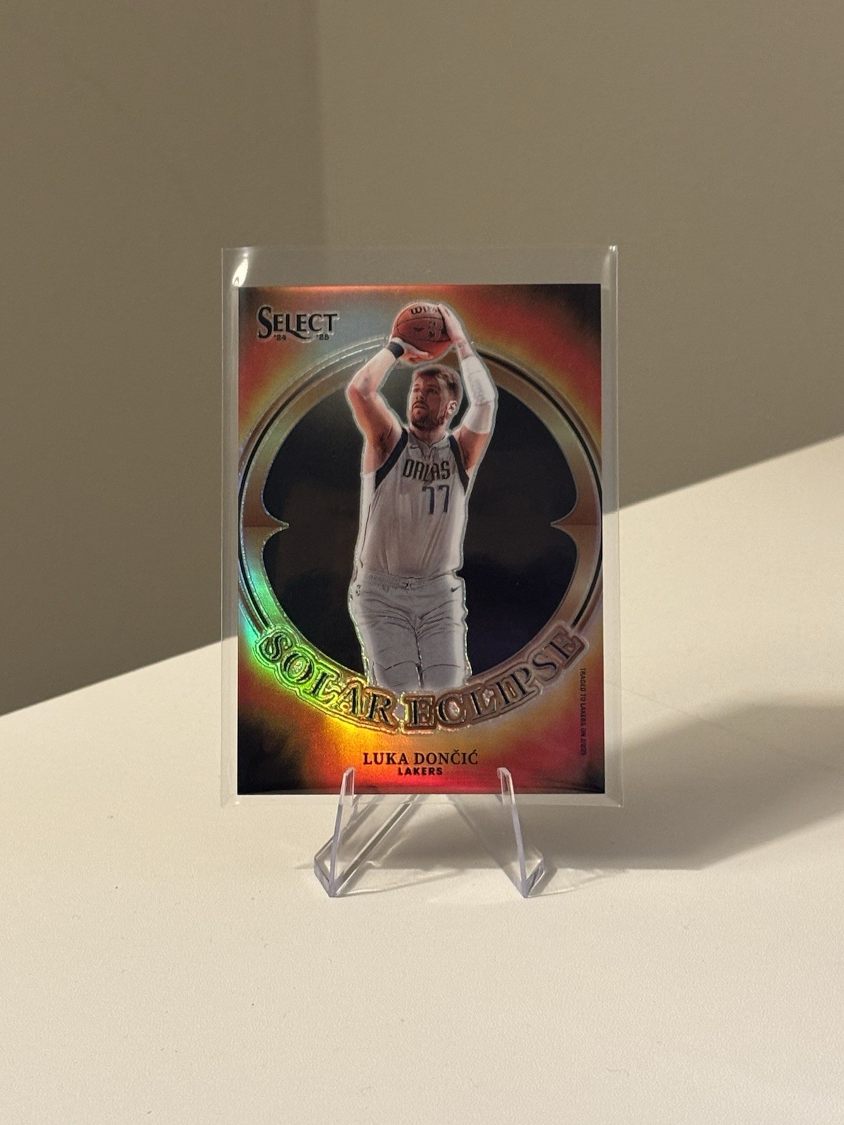 2024-25 NBA Select - Luka Doncic - Solar Eclipse - Case Hit SSP LA Lakers
