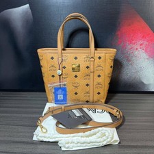 MCM Toni Classic Monogram Print Tote Crossbody Shopping Bag - Excellent #HUK0CV