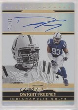 2020 Panini Plates & Patches Highly Revered 71/99 Dwight Freeney Auto HOF 0c3