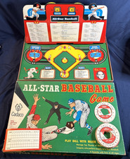 All Star Baseball Game 1962 Cadaco Board Game Set with