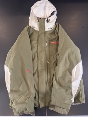 Foursquare FSQ Snowboard Jacket Mens Large 2 in 1 Ski Coat Tech Y2K Hooded