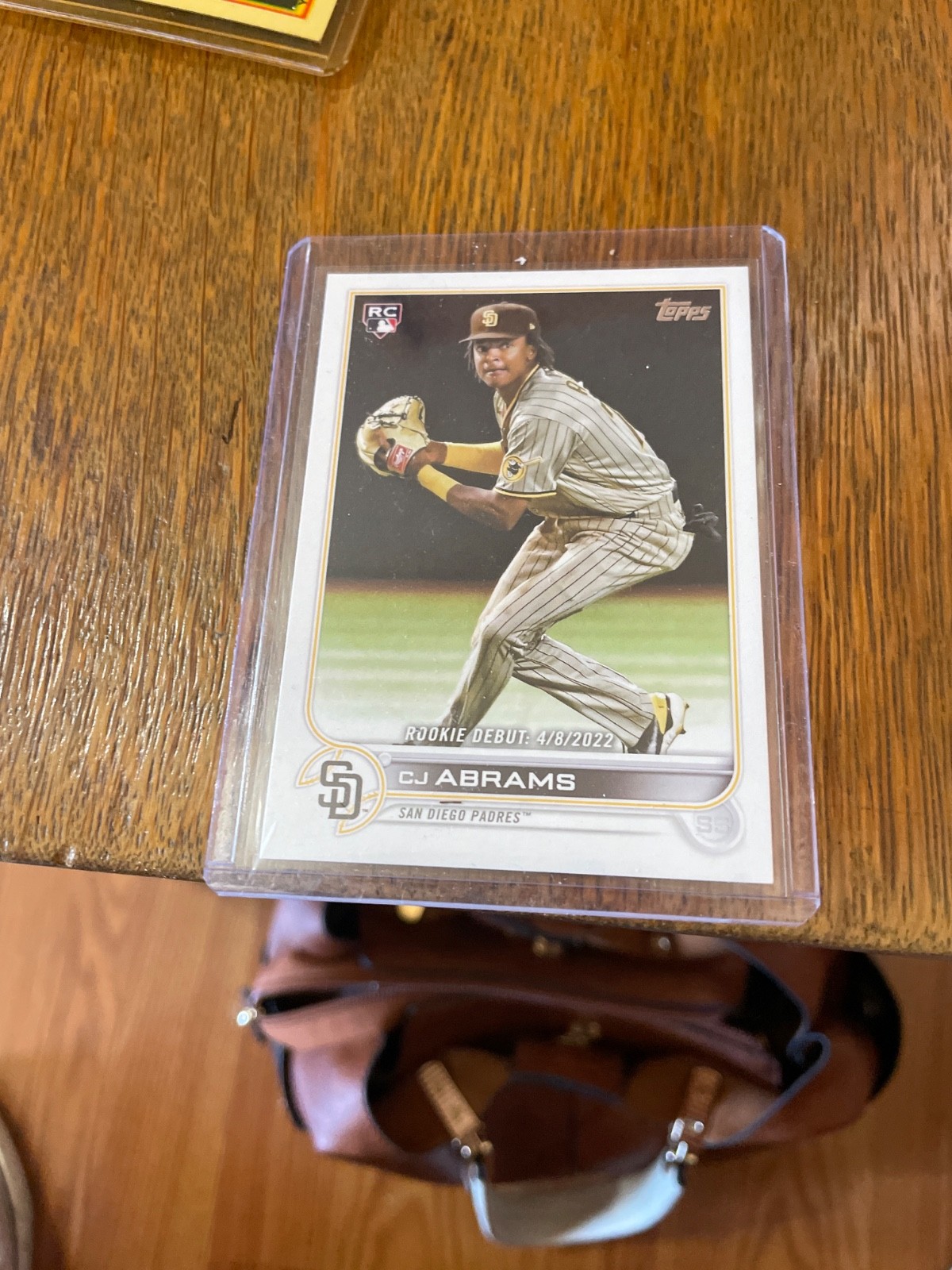 2022 Topps Update Series - Rookie Debut C.J. Abrams #US327 Gold /2022 (RC)
