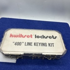 Kwikset Locksets "400" Line Keying Kit Used Condition