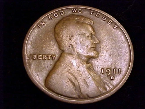 1911-D  Lincoln Cent, Good Grade