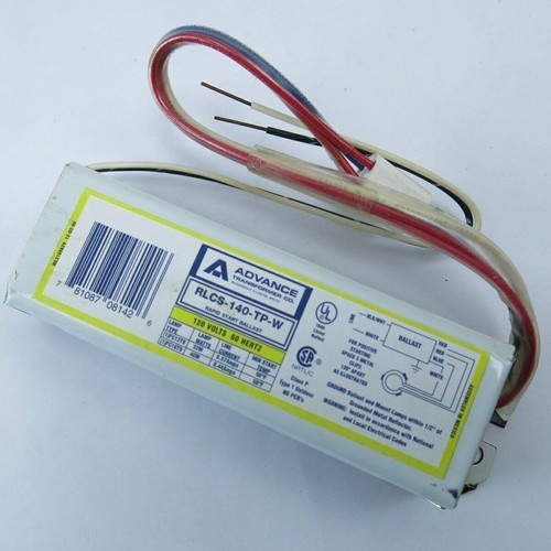 Alimentatore Avviamento Rapido Advance RLCS-140-TP-W 120V 60HZ - Foto 2 di 8