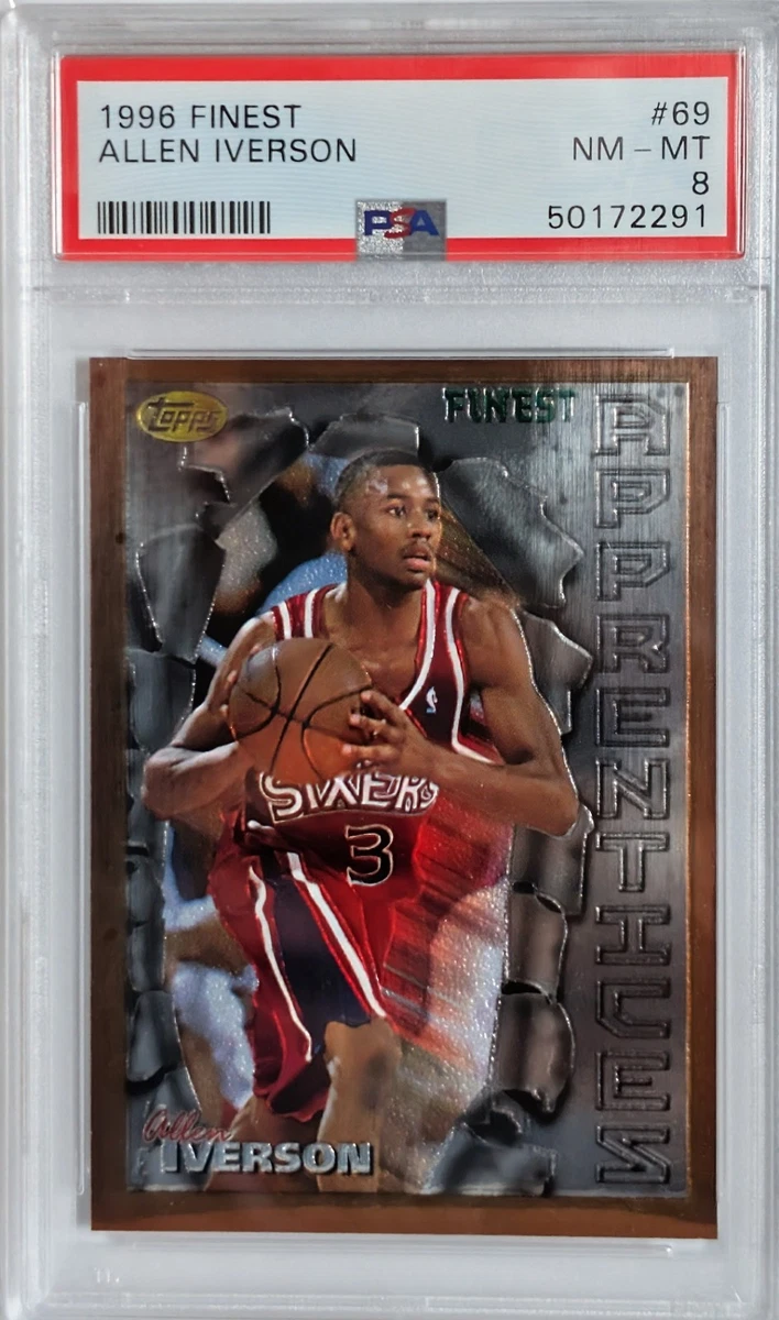 Topps Allen Iverson Basketball Rookie Sports Trading Cards