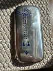 Incredible Antique Russian Silver Enamel Art Deco Cigarette Case