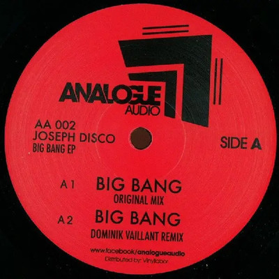 Joseph Disco Big Bang EP Vinyl Single 12inch Analogue Audio