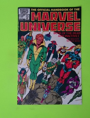Official Handbook of the Marvel Universe #13 Vol. 1 1984 Marvel Comics P66-166