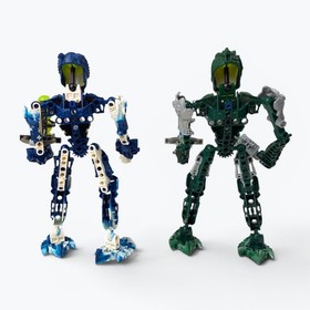 Lego 8728 8731 Bionicle Toa Inika Hahli Kongu 2006 Missing 1 Piece Pre-owned